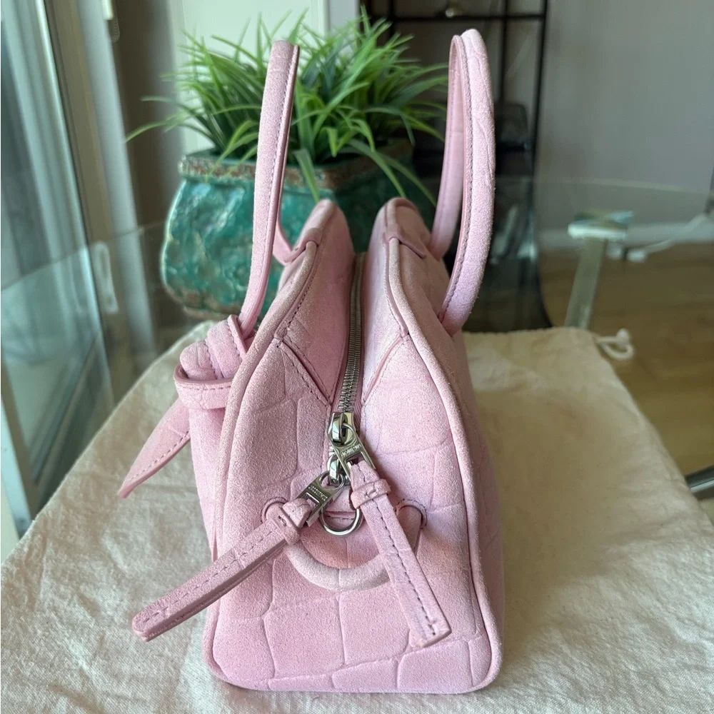Jacquemus Turismo Small - Pink Suede - Picture 3 of 14